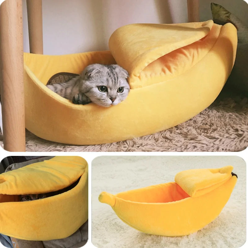 Funny Banana Cats Bed House